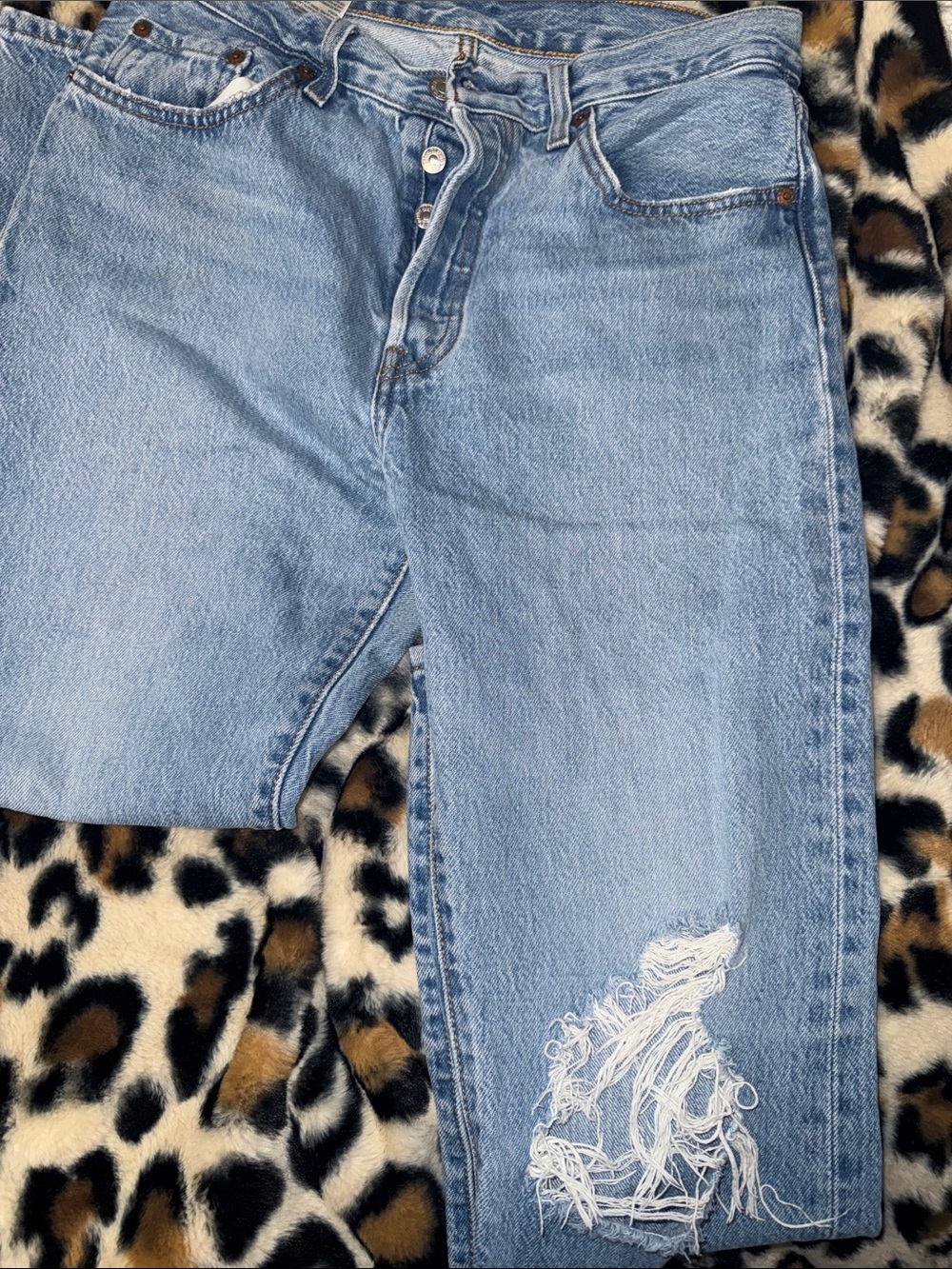 Levi'sw Light Wash Straight Leg Jeans W28 L28